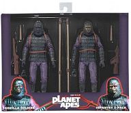 Planet Of The Apes - 7 Inch Action Figure Classic Series: Gorilla Soldier Infantry 2PK