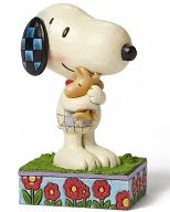 Enesco Peanuts Traditions - Snoopy & Woodstock Hug Time Statue