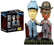 New Star Trek - Sherlock Holmes Data & La Forge Bobble Head Figure (Set of 2)