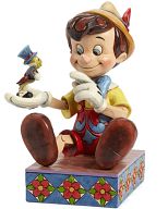 Disney Traditions - Pinocchio 65th Anniversary Pinocchio & Jiminy Cricket Statue