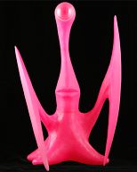 Parasyte 1/1 Scale Sofubi Migi Glow-in-the-Dark Edition (Pink)