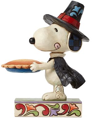 Peanuts Jim Shore Series - Pilgrim Snoopy Statue