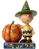 Peanuts Jim Shore Series - Charlie Brown & Pumpkin Statue(Provisional Pre-order)