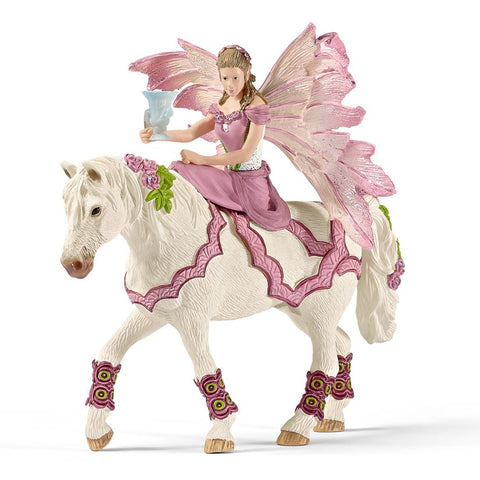 Feya in Festive Clothes, Riding