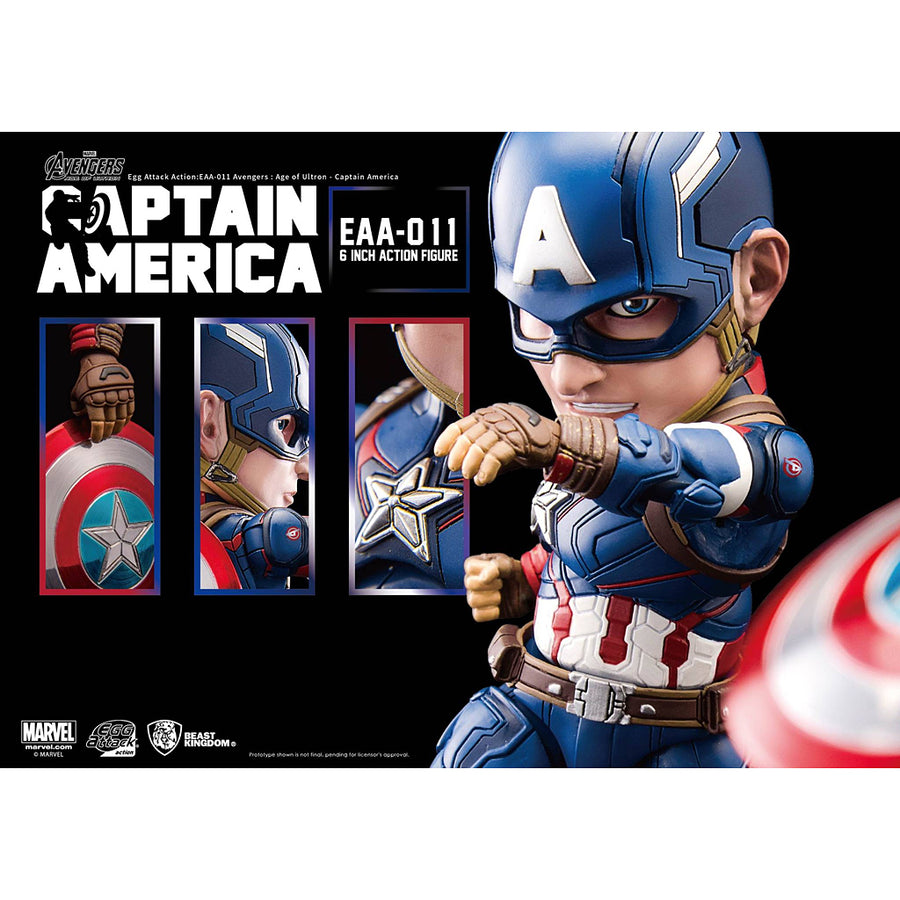 Egg Attack Action "Avengers: Age of Ultron" Captain America