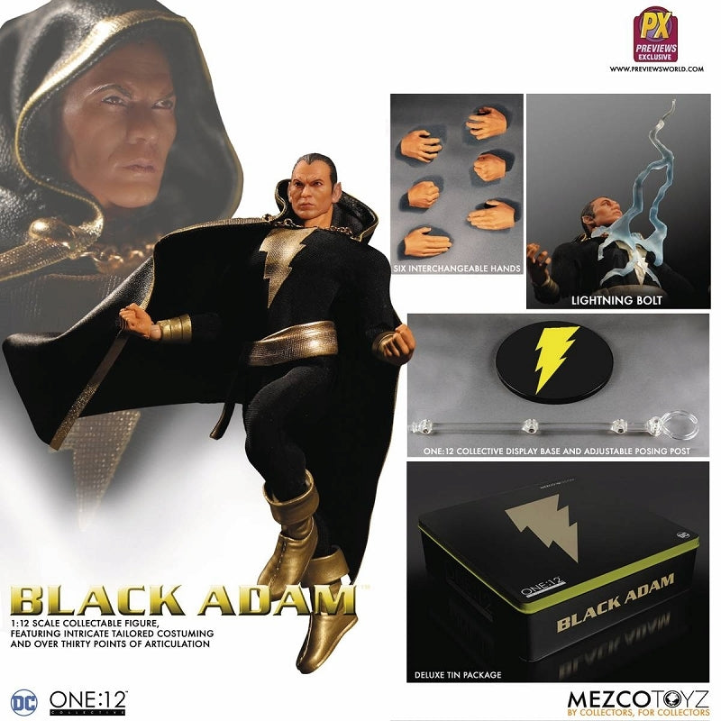 ONE:12 Collective - DC Comics: Preview Limited Black Adam 1/12 Action ...