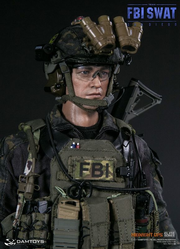 1/6 Elite Series FBI SWAT Team Agent San Diego Midnight OPS　