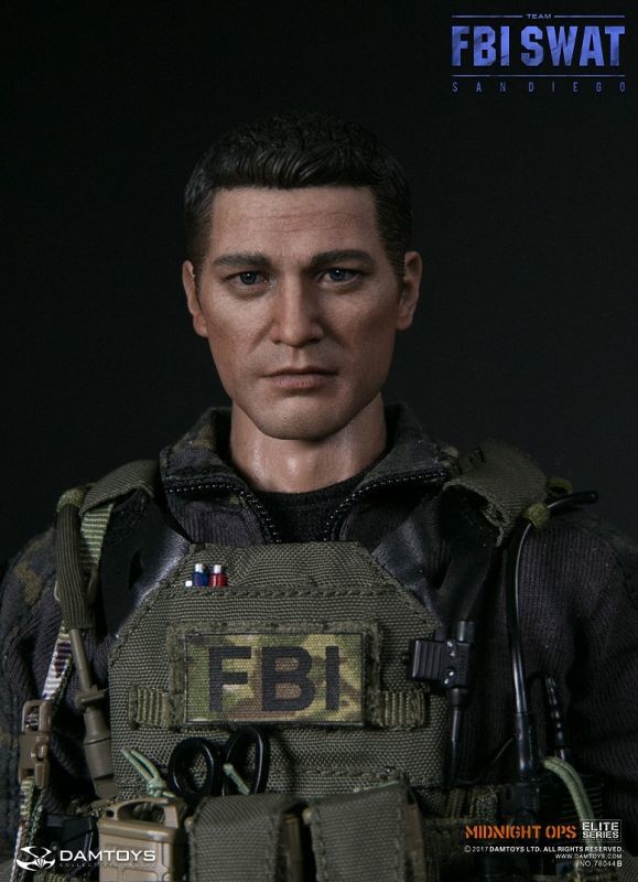 1/6 Elite Series FBI SWAT Team Agent San Diego Midnight OPS　