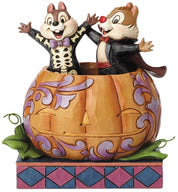 Disney Traditions - Chip'n'Dale in Pumpkin Statue