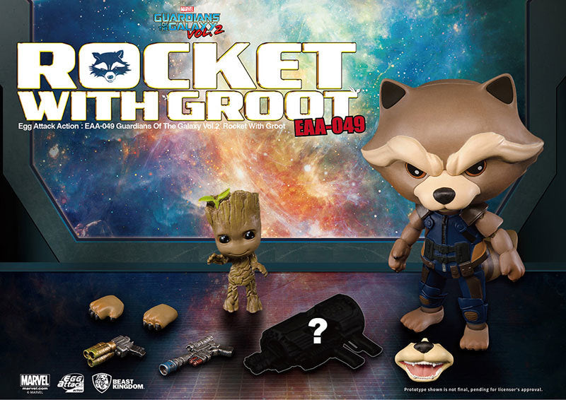 Egg Attack Action #036 "Guardians of the Galaxy Vol.2" Rocket & Baby Groot