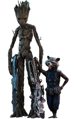 Movie Masterpiece "Avengers: Infinity War" 1/6 Scale Figure Groot & Rocket　