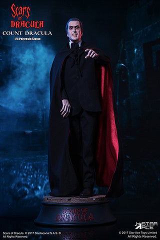 Star Ace Toys "Scras of Dracula" 1/4 Christopher Lee The Scars of Dracula Polyresin Statue