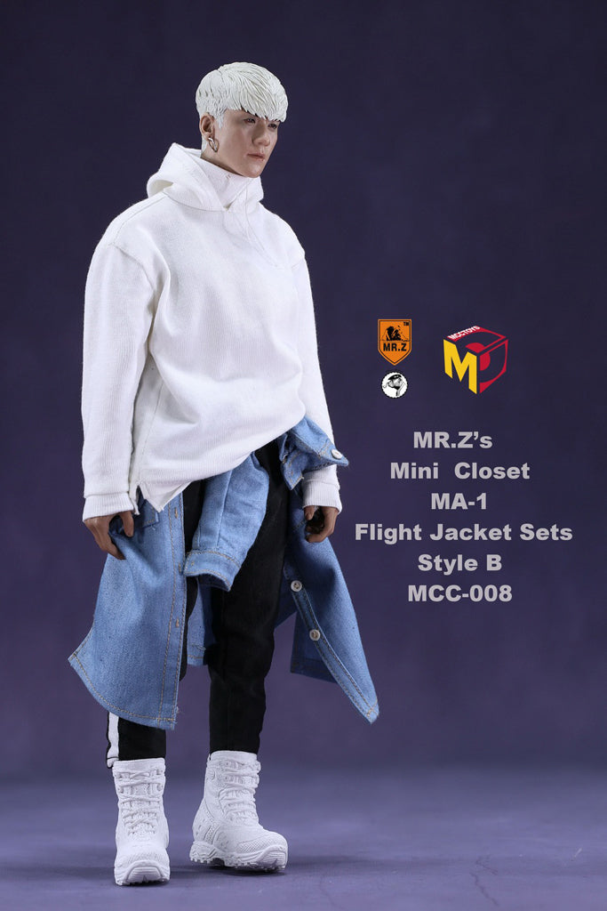 1/6 Mens MA-1 Flight Jacket Set Style B (DOLL ACCESSORY)