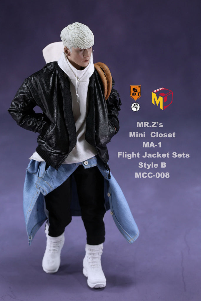 1/6 Mens MA-1 Flight Jacket Set Style B (DOLL ACCESSORY)