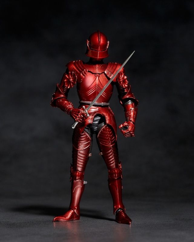 KT Project KT-EX07 - Revoltech - 15th Century Gothic Field Armor - Red (Kaiyodo)