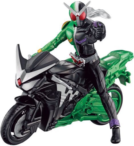 Kamen Rider W - Kamen Rider Double Cyclone Joker - Rider Kick's Figure ...