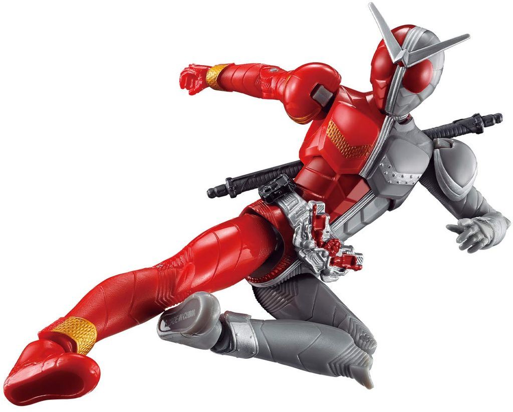 Kamen Rider W - Kamen Rider Double Heat Metal - Rider Kick's Figure ...