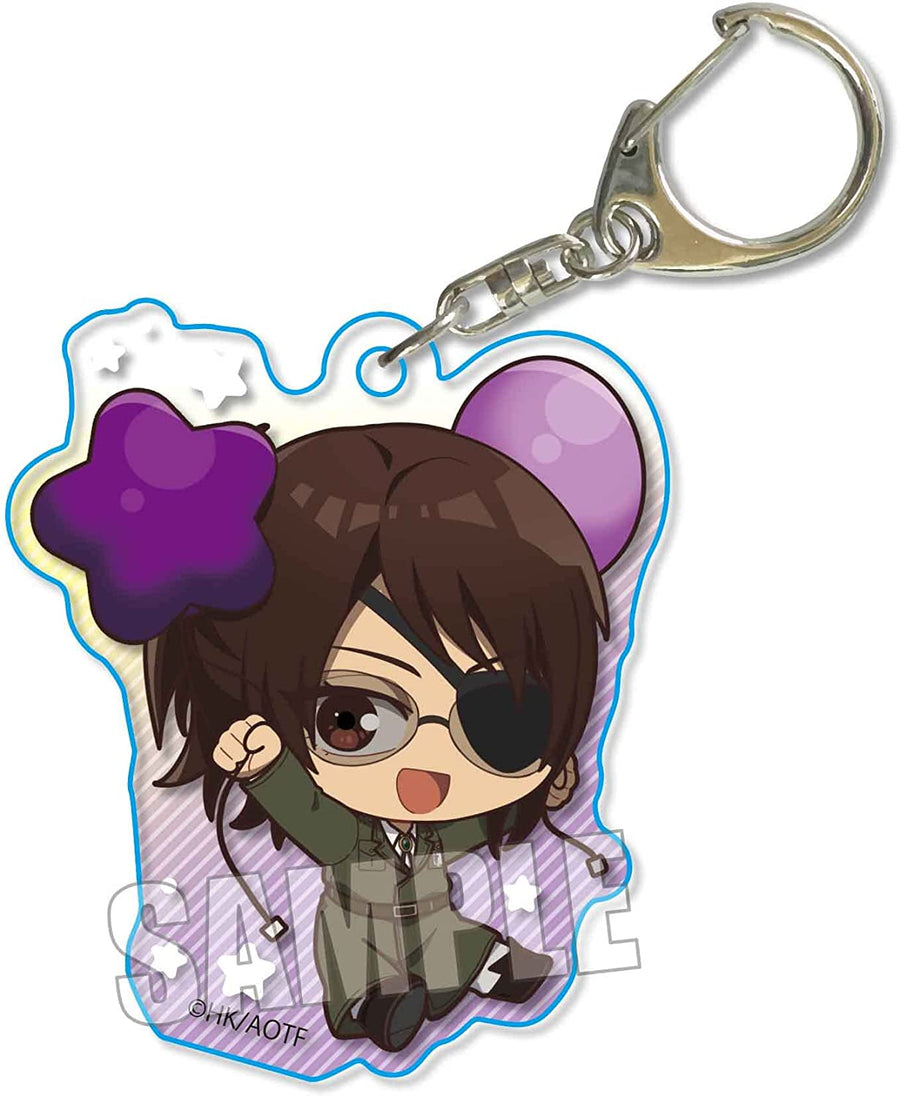 Shingeki no Kyojin - Hange Zoe - Acrylic Keychain - Pukasshu - Balloon ver. (Bell House)