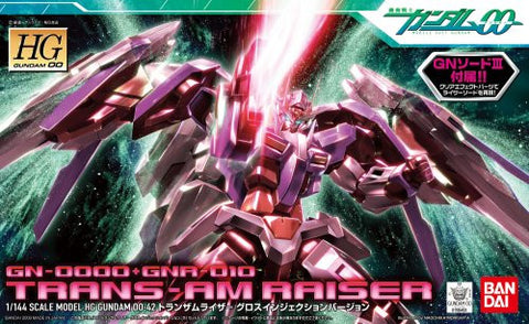 Kidou Senshi Gundam 00 - GN-0000 + GNR-010 00 Raiser - HG00 #42 - 1/144 - Trans-Am Mode, Gloss Injection Ver. (Bandai)