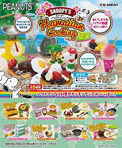Peanuts - Snoopy - Woodstock - Candy Toy - Snoopy's Hawaiian Cooking - 1 - Hawaiian Steak (Re-Ment)