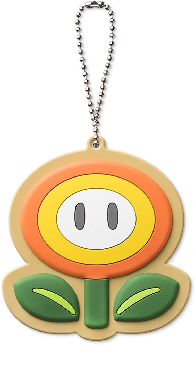 Super Mario - Home and Party - Fire Flower Rubber Charm (Nintendo Store)