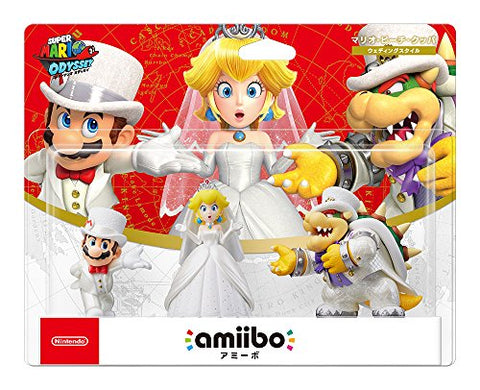 amiibo - Super Mario Series - Triple Wedding Set - Mario - Peach - Bowser