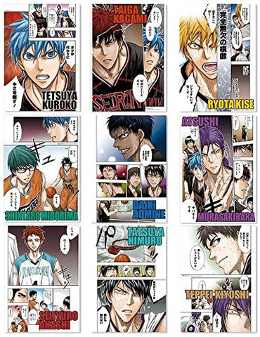 Kuroko no Basket - Murasakibara Atsushi - Kagami Taiga - Izuki Shun - Hyuuga Junpei - Kuroko Tetsuya - Meibamen Poster - Poster - Atsushi Murasakibara (Shueisha)