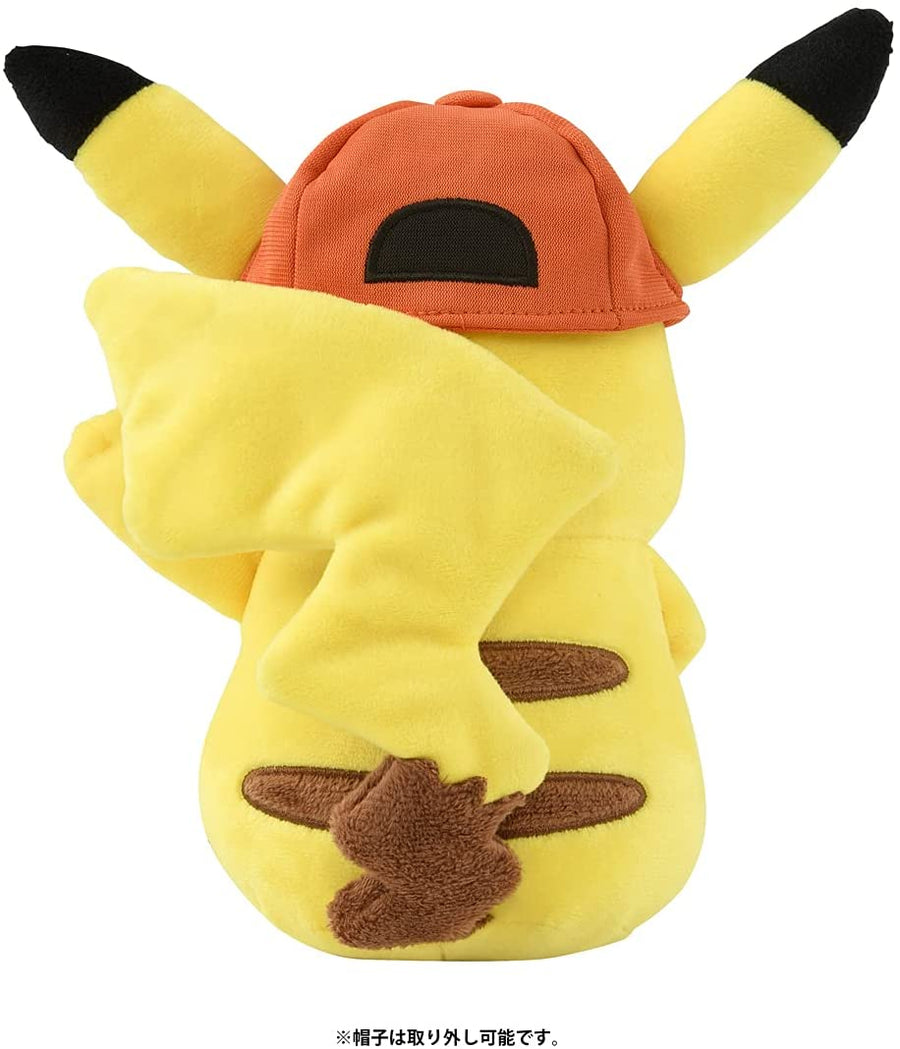 POKEMON Peluche Pikachu Ash Cap Tomy