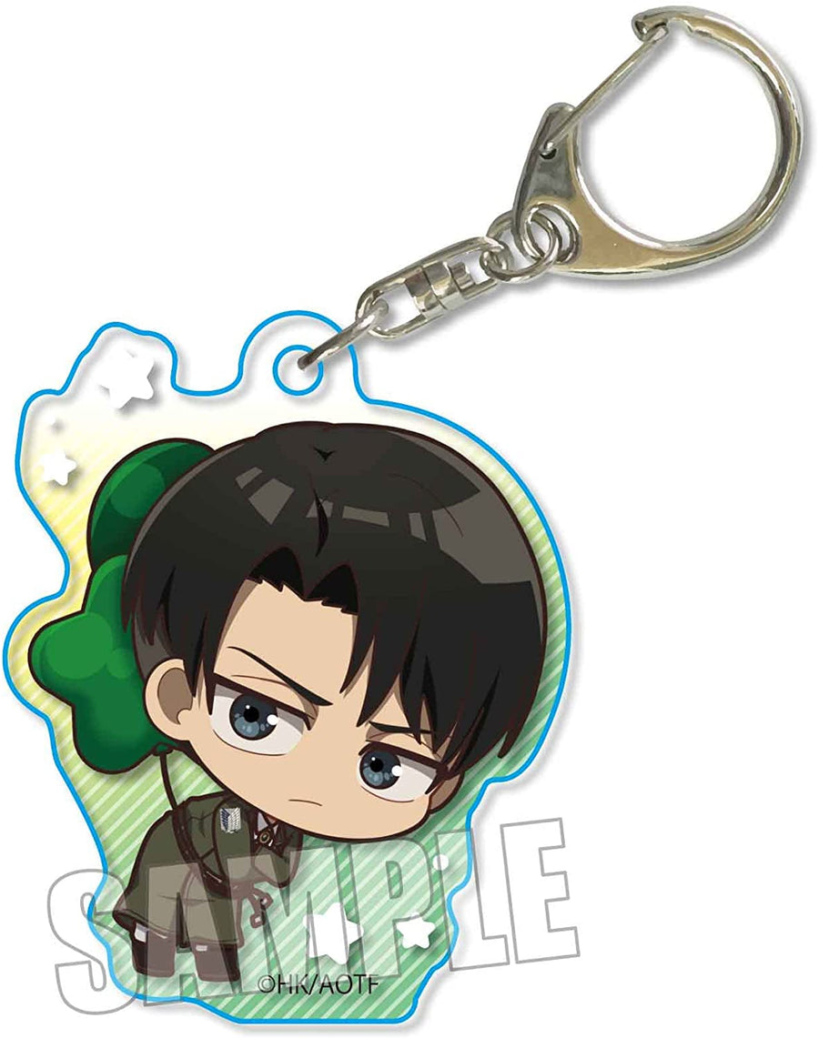 Shingeki no Kyojin - Levi - Acrylic Keychain - Pukasshu - Balloon ver. (Bell House)