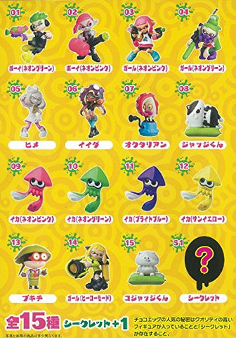 Splatoon 2 - Inkling - Choco Egg - Choco Egg Splatoon 2 01 - Boy, Neon Green (Furuta)
