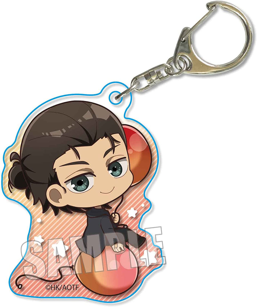 Shingeki no Kyojin - Eren Yeager - Acrylic Keychain - Pukasshu - Balloon ver. (Bell House)