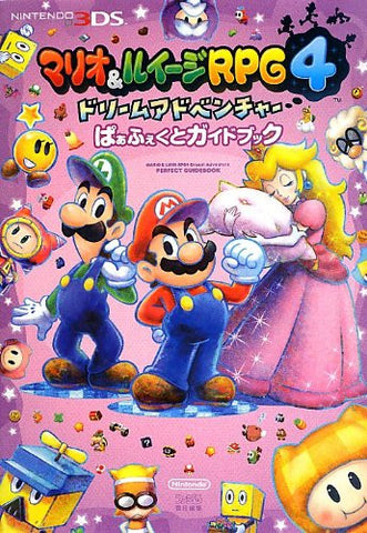 Mario & Luigi Rpg4 Dream Adventure Perfect Guide Book