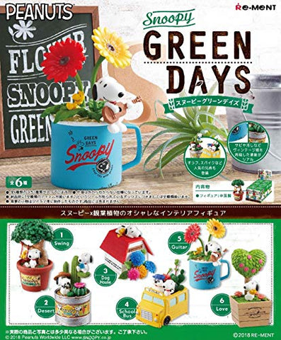 Peanuts - Snoopy - Woodstock - Candy Toy - Snoopy Green Days - 1 - Swing (Re-Ment)