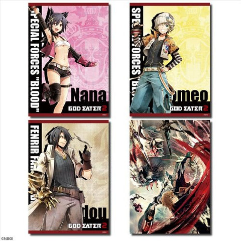 God Eater 2 - Kouzuki Nana - Julius Visconti - Romeo Leoni - Amamiya Rindou - Clear Poster (Dezaegg)