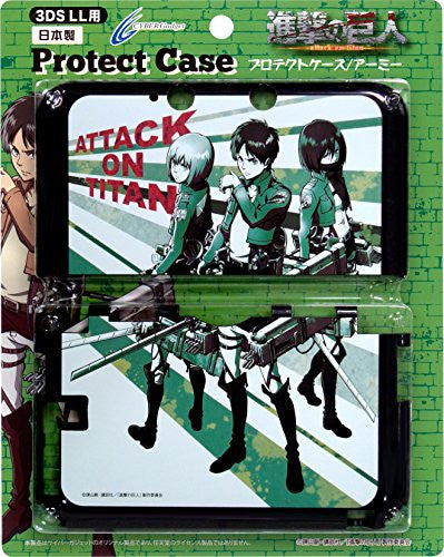 Shingeki No Kyojin Protect Case for 3DS LL (Army)