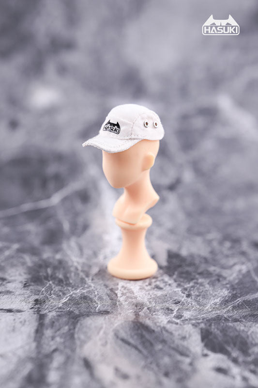 H001A Doll Costume Baseball Cap White (DOLL ACCESSORY)