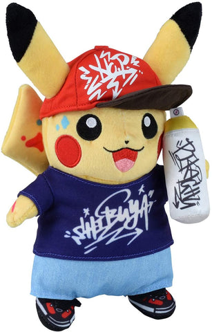 Pokémon - Pokémon Center Shibuya Graffiti Artist Pikachu Plushie (Pokémon Center)