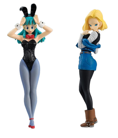 Dragon Ball - Bulma - Ju-hachi Gou (Android 18) - HG Girls - High Grade Real Figure - Bunny - Set