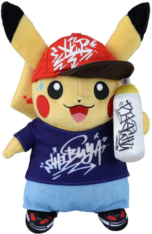 Pokémon - Pokémon Center Shibuya Graffiti Artist Pikachu Plushie (Pokémon Center)