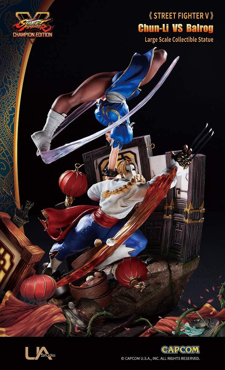 Street Fighter V - Chun Li - Balrog - Large Scale Collection Statue (Unique Art Studio)