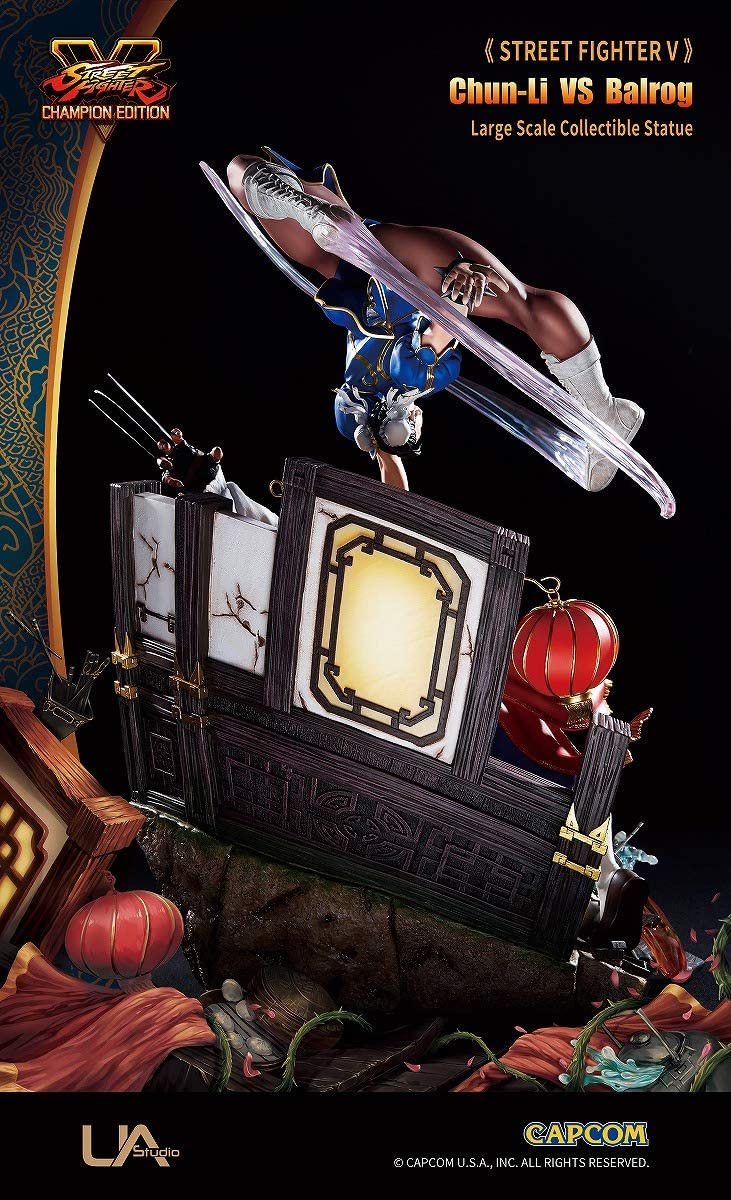 Street Fighter V - Chun Li - Balrog - Large Scale Collection Statue (Unique Art Studio)
