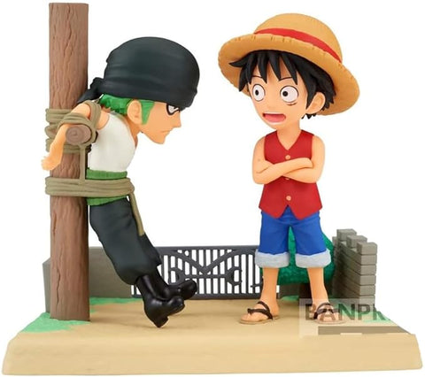 One Piece - Monkey D. Luffy - Roronoa Zoro - One Piece World Collectable Figure Log Stories - World Collectable Figure (Bandai Spirits)