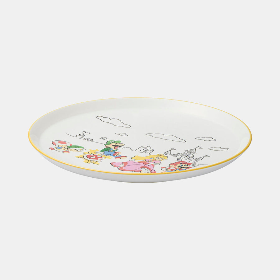 Super Mario - Family Life Collection - Melamine Serving Plate - Nintendo Tokyo Exclusive (Nintendo Store)