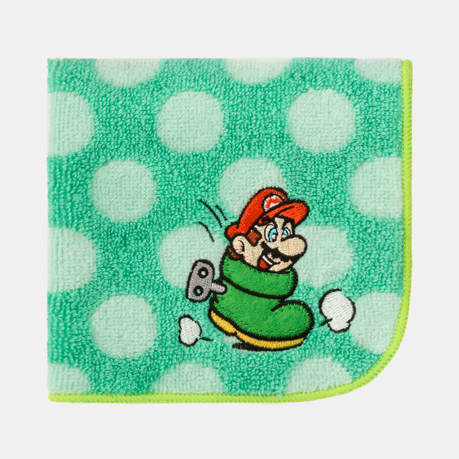 Super Mario - Green Mini Towel - Nintendo Tokyo Exclusive (Nintendo Store)