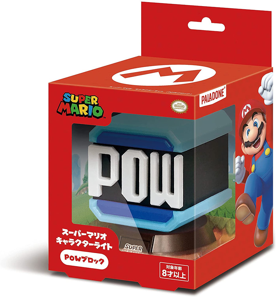 Super Mario - Character Lamp - POW Block (Nintendo Store)