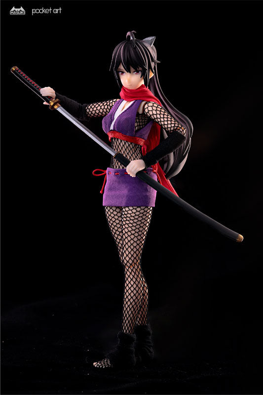 Pocket Art Series - PA002 - Female Ninja - Hagi - 1/12 (Hasuki)