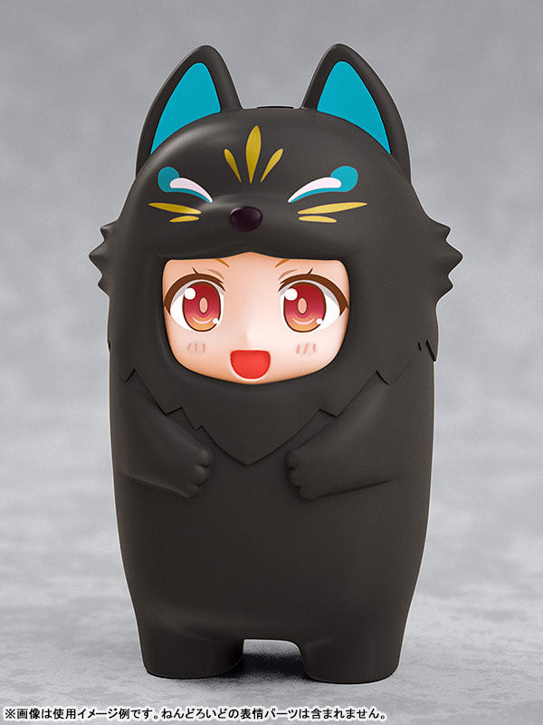 Nendoroid More - Kigurumi Face Parts Case - Black Kitsune (Good Smile Company)