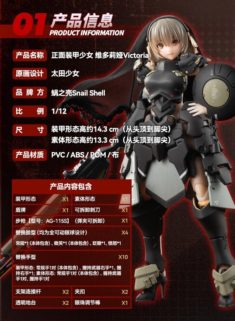 Front Armor Girl - Victoria - 1/12 (SNAIL SHELL)