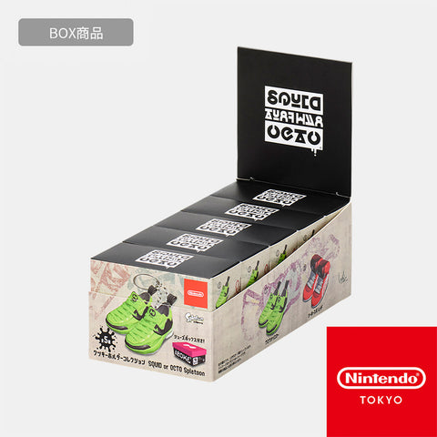 Splatoon - SQUID or OCTO Sneaker Keychain Blind Box Collection - Complete Set of 5 - Nintendo Tokyo Exclusive (Nintendo Store)