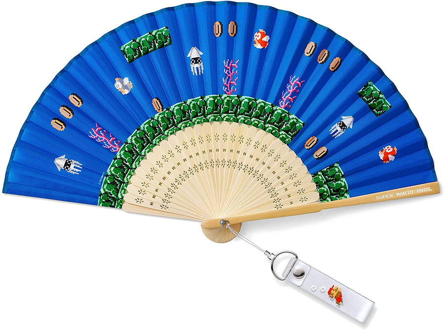 Super Mario - Folding Fan - Water Level (Nintendo Store)